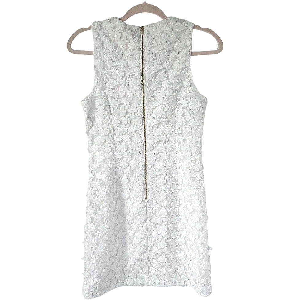 ❤️SPECIAL❤NWT.LILLY PULITZER Mila Shift In Resort White Butterfly Garden 3D Lace - Picture 12 of 14